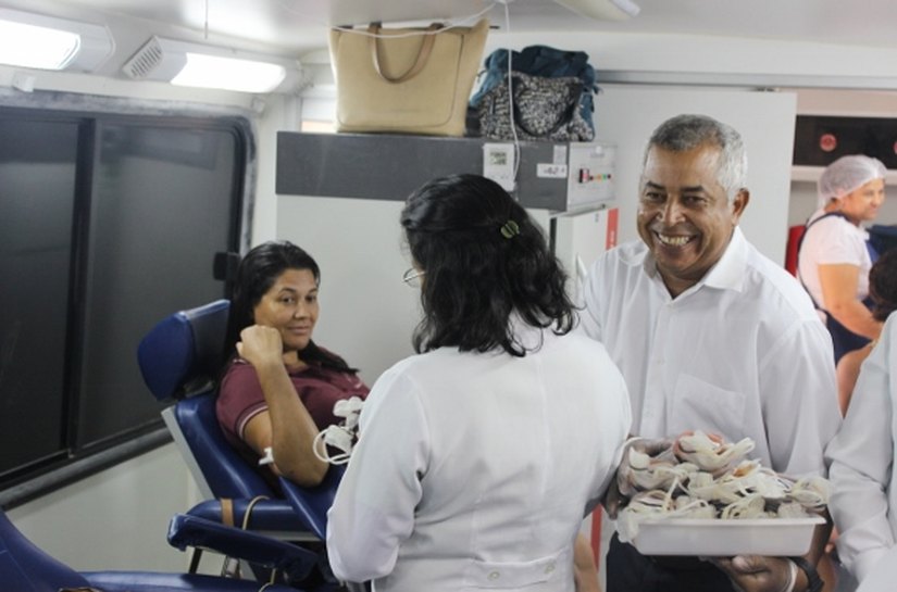 Centrais Já! realizam campanha de coleta de sangue