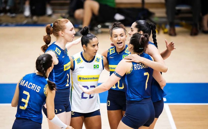 Brasil bate Bulgária e avança à fase final da Liga das Nações de Vôlei