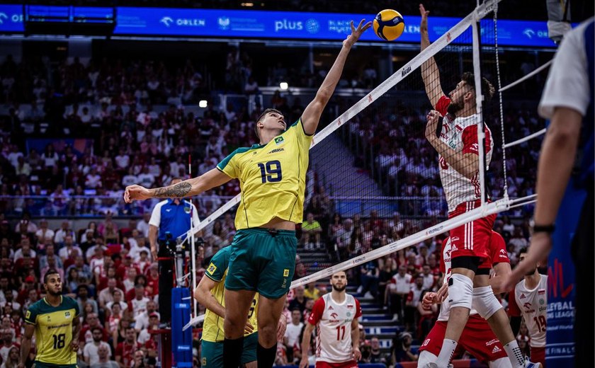 Brasil cai para anfitriã Polônia nas quartas e dá adeus à Liga