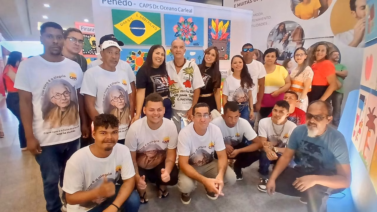 Usuários do CAPS de Penedo participam de exposição do Projeto Nise em Cores e Formas, em Arapiraca