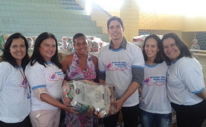Governo entrega cestas nutricionais a gestantes de Arapiraca