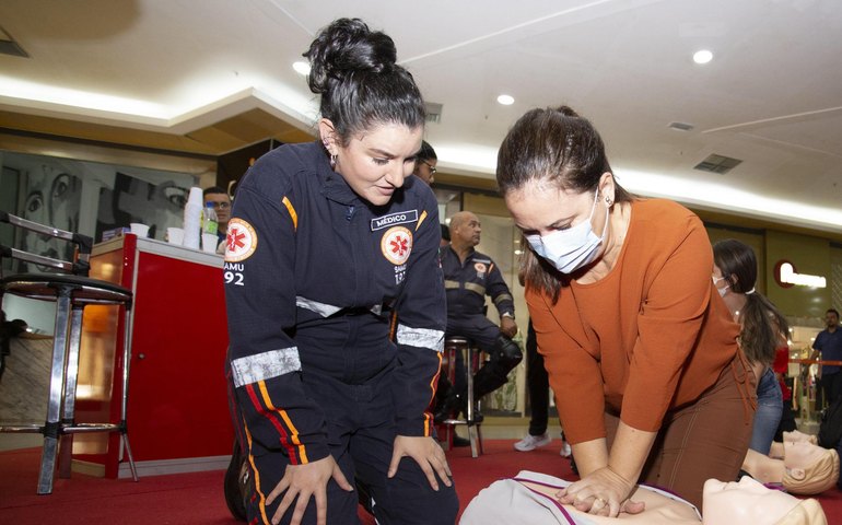 RCP Day: Samu promove ação para ensinar Reanimação Cardiopulmonar neste sábado (1°)
