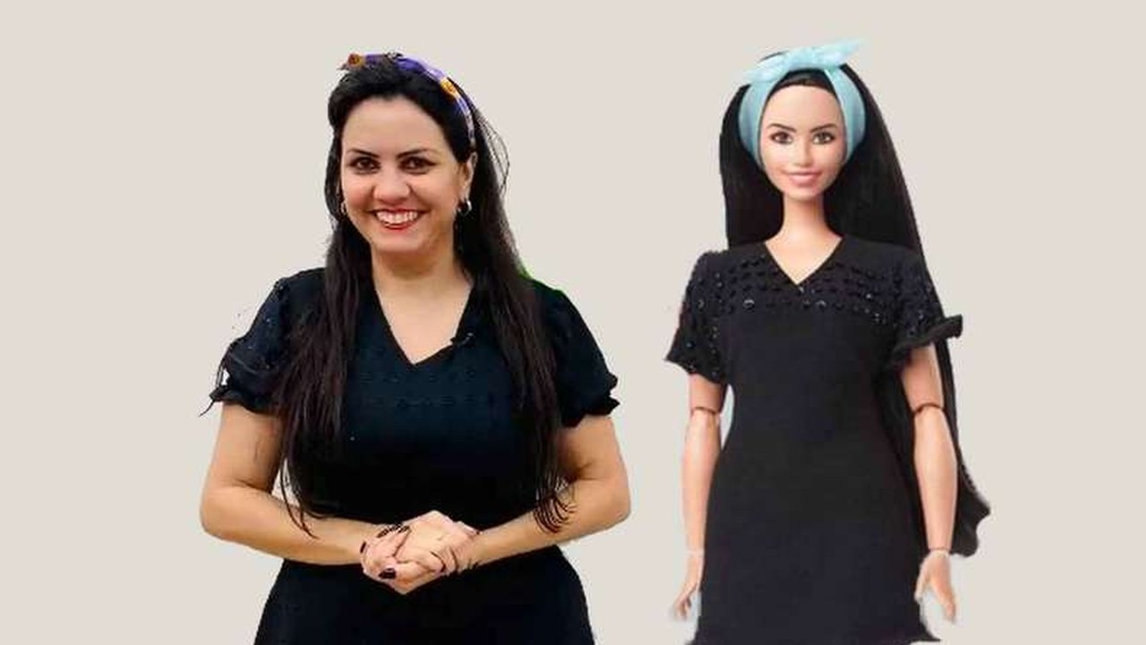 Professora que trabalha com inclusão na rede pública de SP vira boneca Barbie