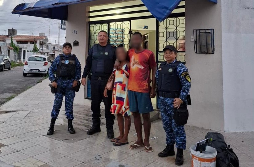 Guarda Municipal de Maceió acolhe casal em situação de rua no Parque do Centenário