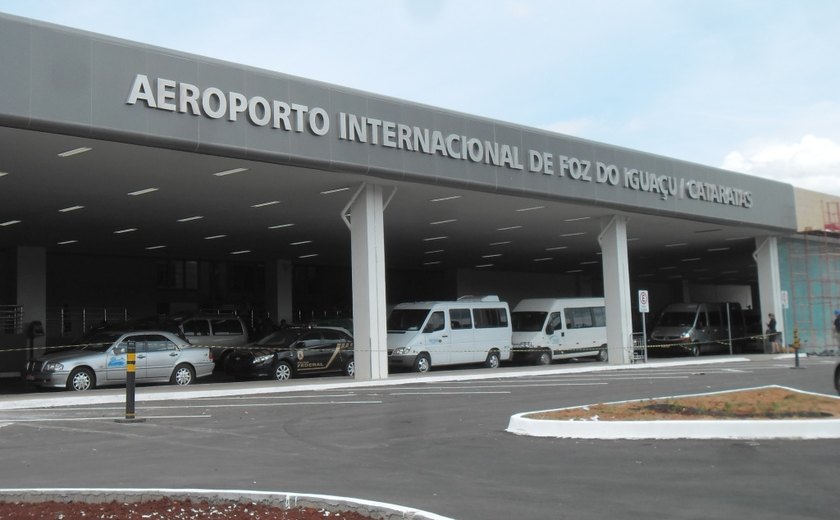 PF verifica ameaça de bomba no aeroporto de Foz do Iguaçu