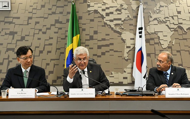 Grupo parlamentar Brasil-Coreia do Sul é instalado no Senado