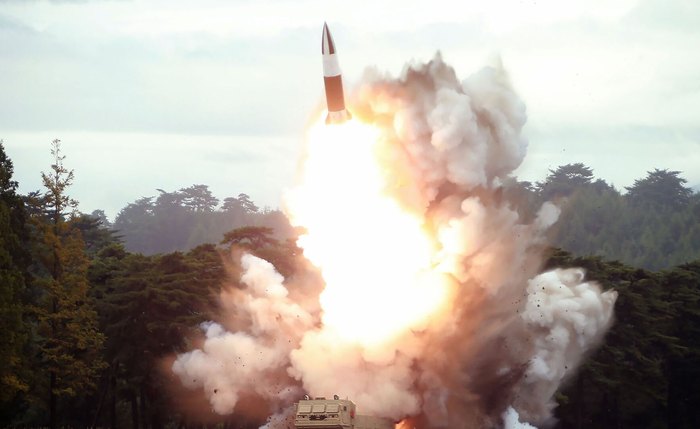 Revista militar destaca sistema de mísseis multipropósito Bulsae-4 da Coreia do Norte Revista militar destaca sistema de mísseis multipropósito Bulsae-4 da Coreia do Norte