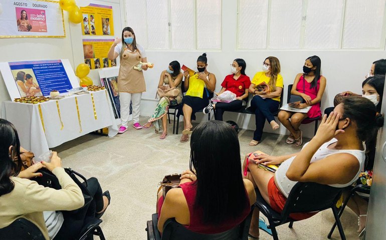 Dia D do Agosto Dourado é celebrado em unidade de saúde da Serraria