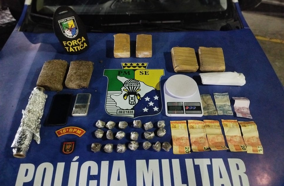 Apreensão de drogas  / Foto: PMSE