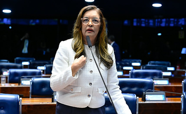 Dra. Eudócia (PL-AL), que apresentou no Plenário parecer sobre o projeto. Fonte: Agência Senado.
