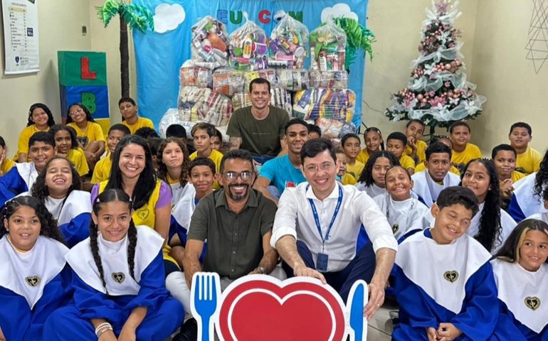 Alagoas Sem Fome doa uma tonelada de alimentos à LBV no Barro Duro