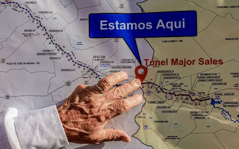 'Sonho realizado', diz Lula sobre obras da transposição