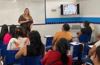 Prefeitura de Novo Lino oferta capacitação para merendeiras da rede de ensino
