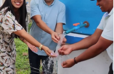 Prefeito Theobaldo Cintra entrega mais dois poços artesianos na zona rural de Major