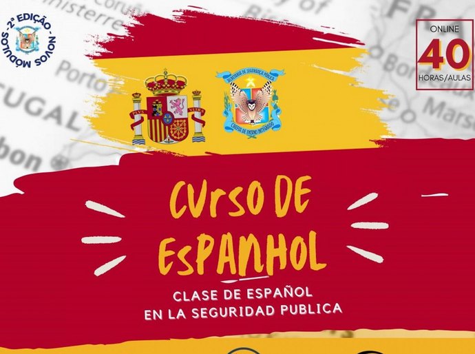 Abertas as inscrições para curso básico de espanhol para profissionais da Segurança Pública
