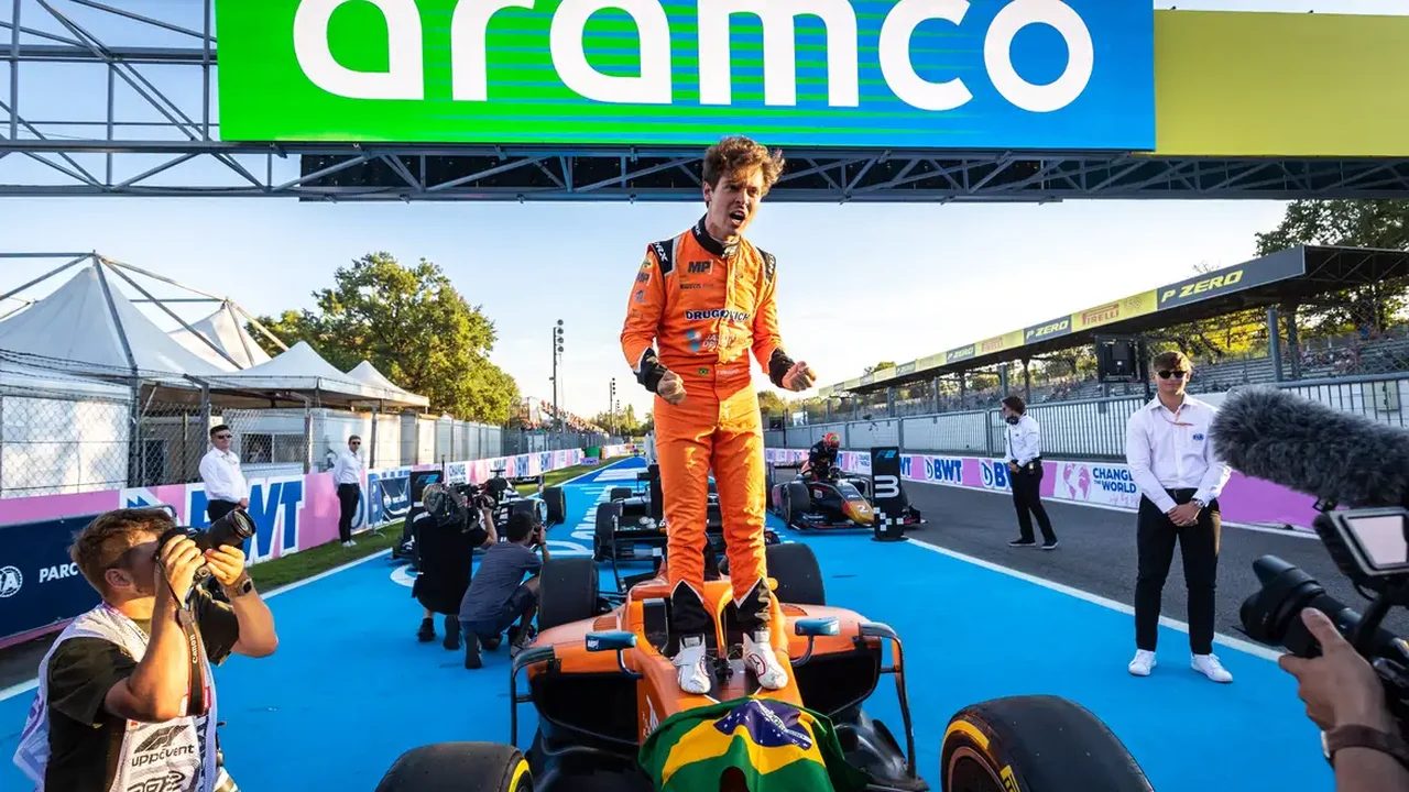Drugovich fica atrás apenas de Russell e é 2º em treino cheio de novatos no GP de Abu Dabi