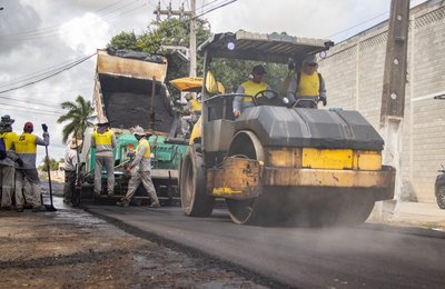 Maceió Tem Pressa: Cidade Universitária recebe mais de 680 metros de pavimentação