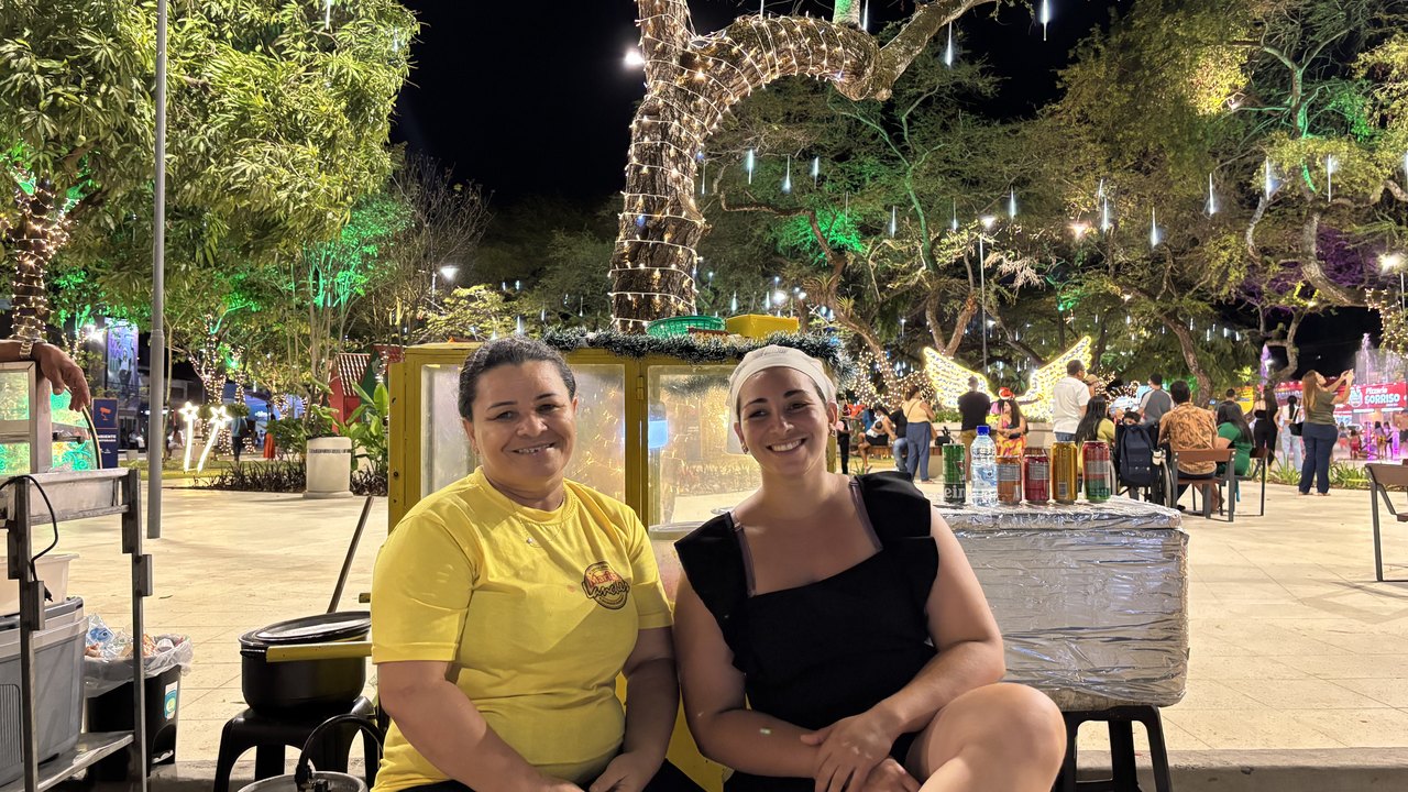 “Vou tirar 13º pela primeira vez”: ambulantes celebram vendas no Parque do Centenário