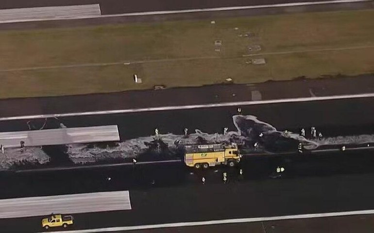 Vazamento de óleo causa atrasos no Santos Dumont e paralisa operações aéreas