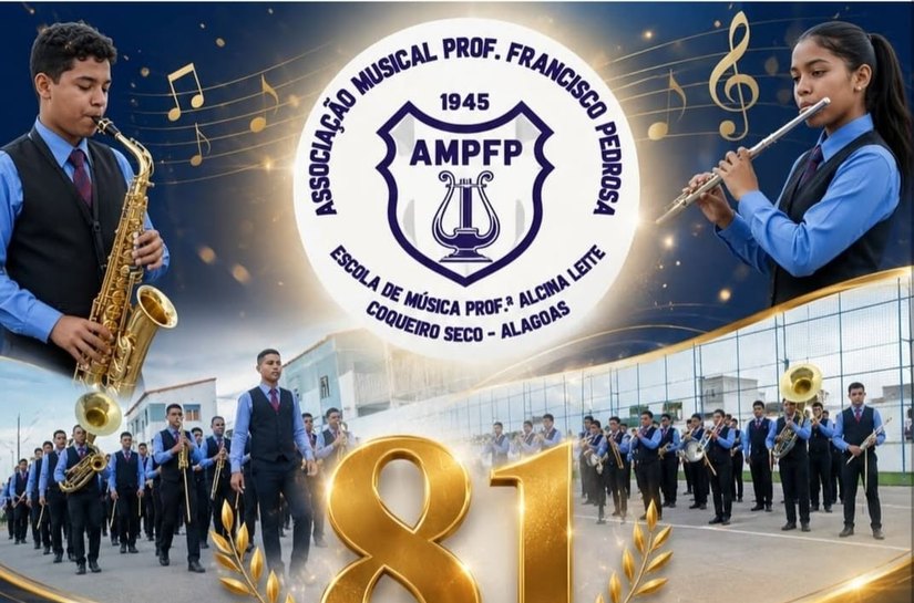 Filarmônica Professor Francisco Pedrosa celebra 81 anos de história, música e inovação em AL
