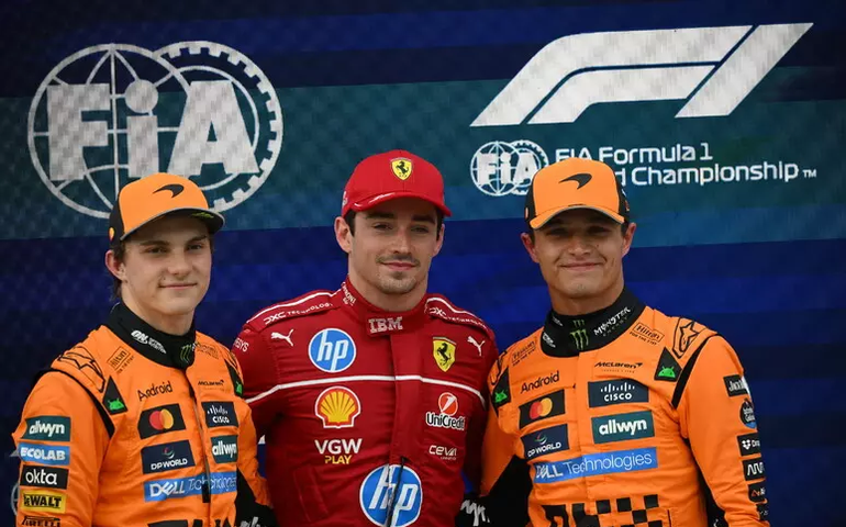 Leclerc surpreende com pole position no GP da Hungria de F1