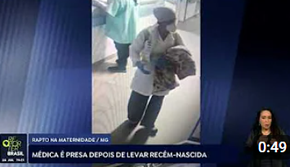 Médica que raptou bebê é presa