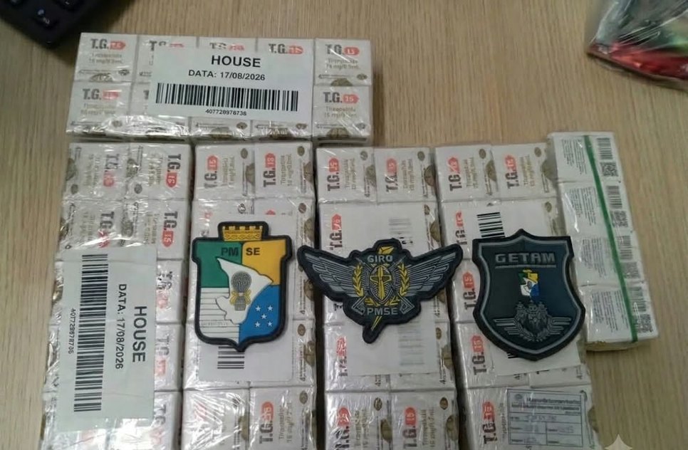 Apreensão de caixas de canetas emagrecedoras