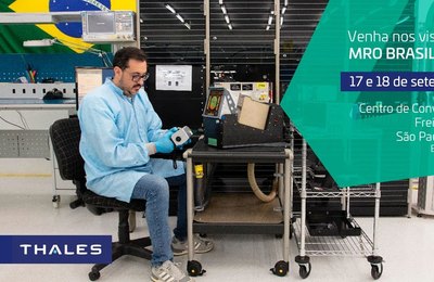 Thales participa do MRO Brasil 2025 e reforça atuação no setor de manutenção aeronáutica na América Latina