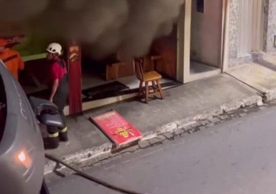 Lanchonete tem perda total após incêndio em União dos Palmares