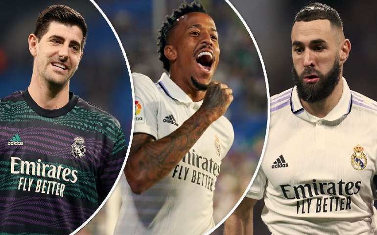 Courtois, Benzema e Éder Militão não viajam com o Real Madrid para o Mundial