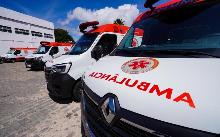 Samu Alagoas recebe 21 novas ambulâncias nesta terça-feira
