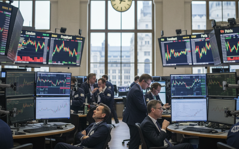 Bolsas europeias encerram pregão sem direção definida em meio a tensões globais