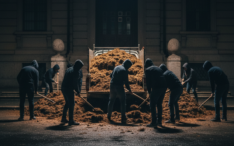 Torcedores do Torino despejam fezes em protesto contra má fase do clube