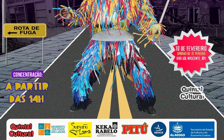 Sábado de Zé Pereira na Rua Sol Nascente promete animar o Bom Parto e Brejal com o Bloco do Bôbo