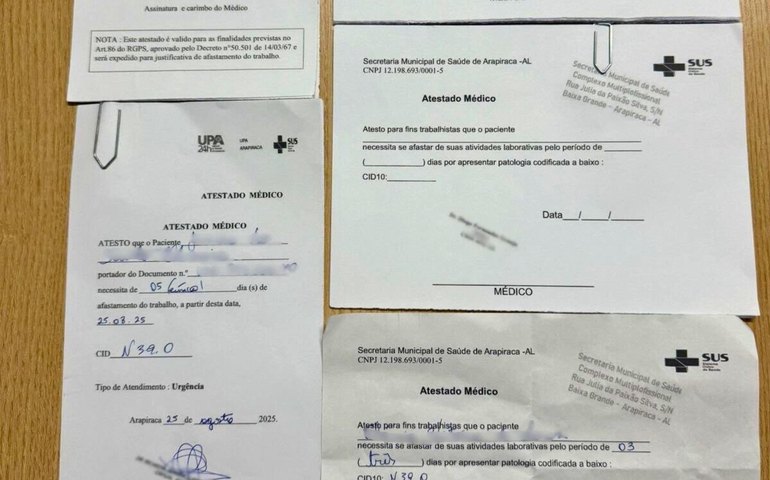 Mulher é presa pela Polícia Civil por falsificação de atestados médicos