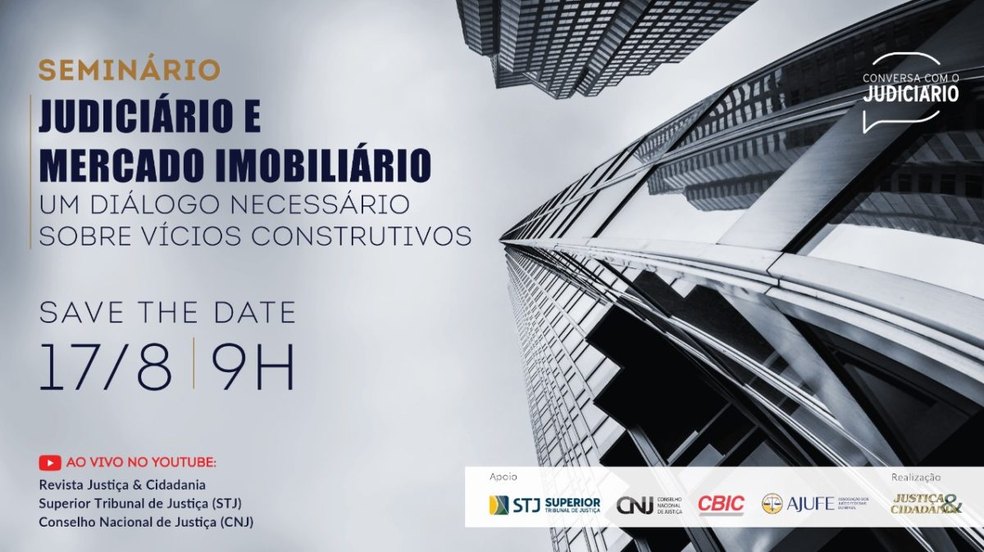 Judiciário e Mercado Imobiliário debatem sobre vícios construtivos