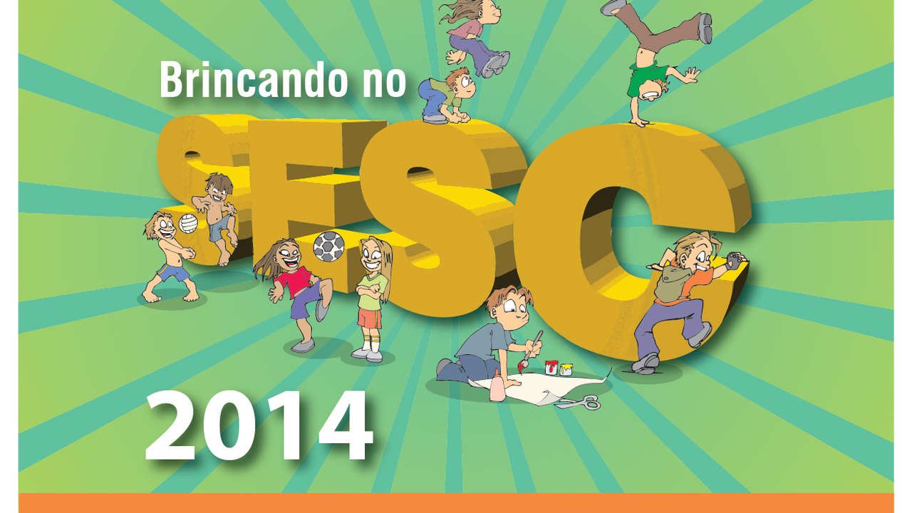 Brincando no Sesc anima o verão da criançada