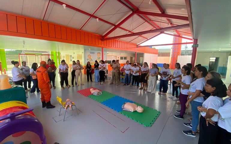 Creche Segura já capacitou este ano mais de mil servidores com orientações sobre primeiros socorros