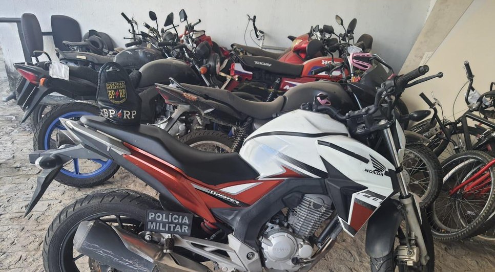Motociclestas roubadas são recuperadas em São Cristóvão