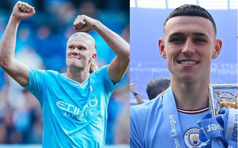 Foden e Haaland marcam, Manchester City chega à 6ª vitória seguida e lidera Campeonato Inglês