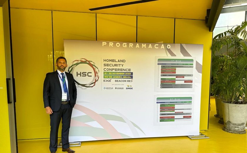 Delegado-geral Adjunto participa de evento internacional no Rio de Janeiro