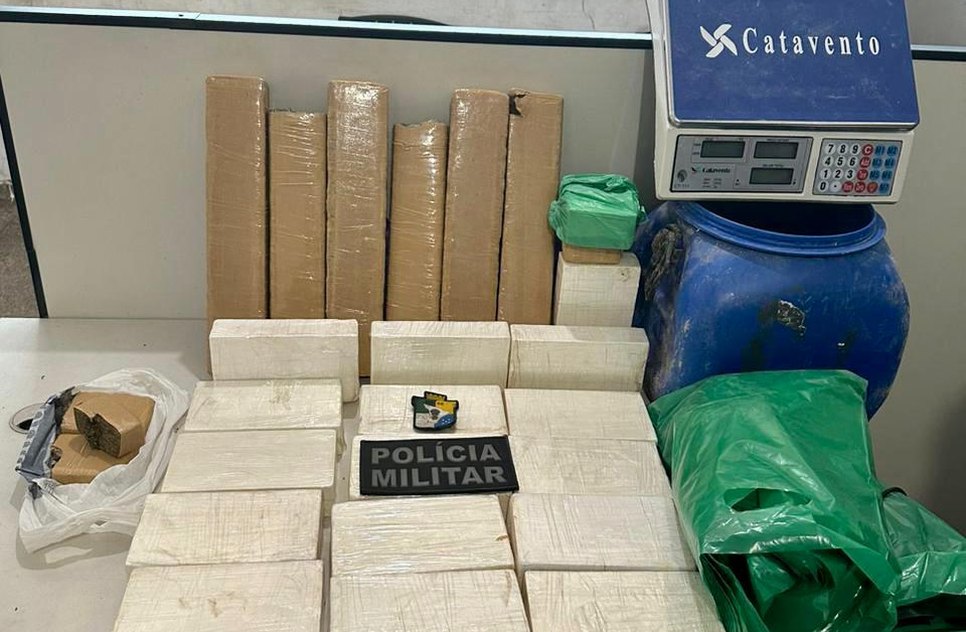 Cerca de 30 quilos de drogas são apreendidos dentro de propriedade rural na Grande Aracaju