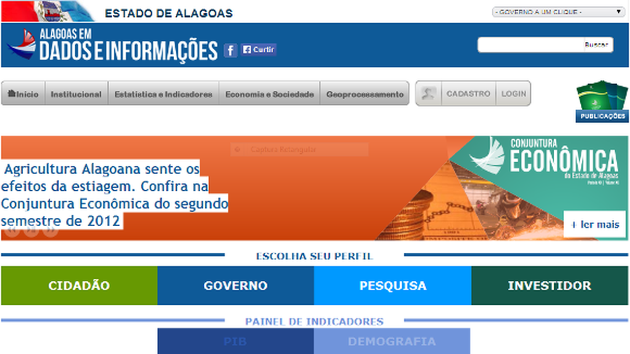 Portal Alagoas em Dados e Informações comemora dois anos de atividades