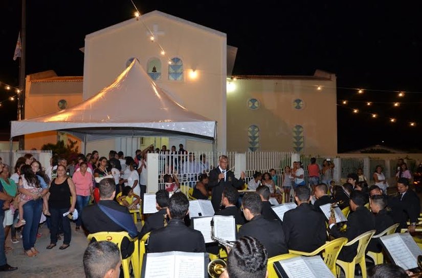 George Clemente participa da festa de Nossa Senhora de Fátima