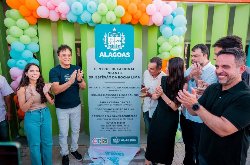 Governador Paulo Dantas inaugura em Anadia mais uma Creche Cria