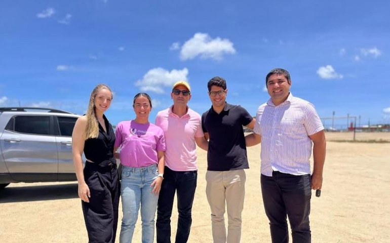 Caixa Econômica faz vistoria em terreno para construção da Casa da Mulher Brasileira em Alagoas