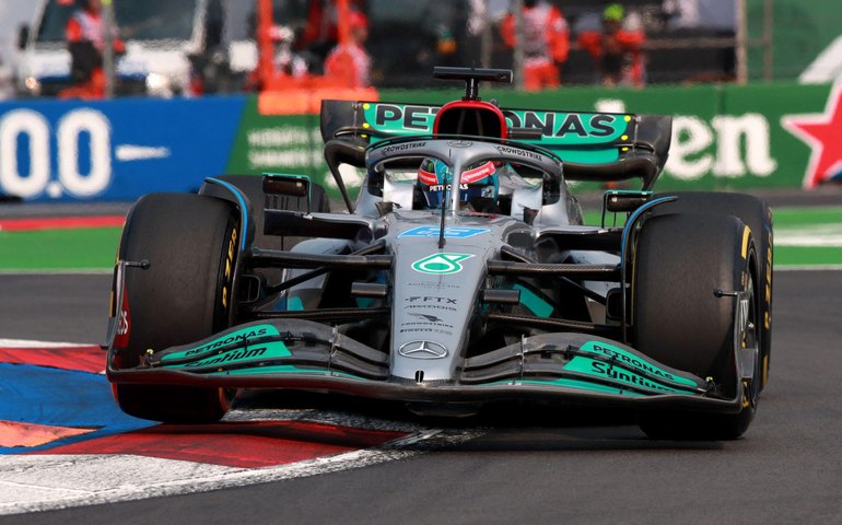 Após domínio da Ferrari, Russell faz melhor tempo do 2ª treino no GP do México