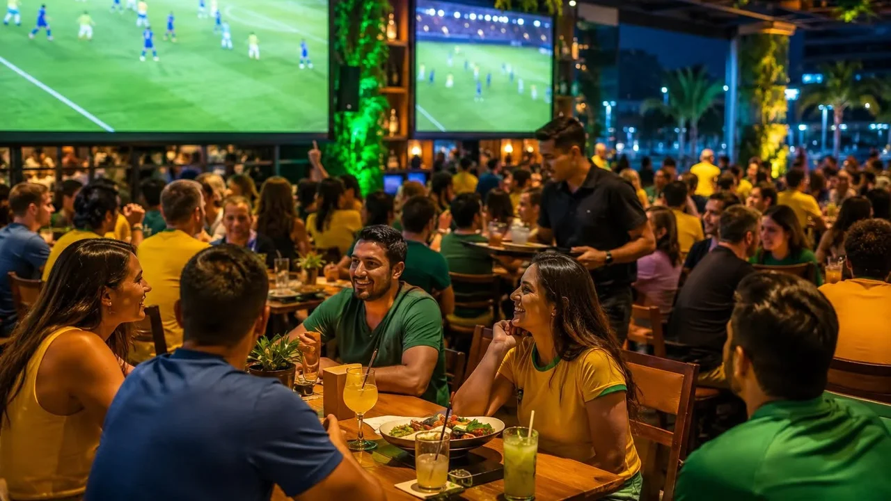 Copa do Mundo deve impulsionar faturamento de bares e restaurantes em até 30% em Alagoas