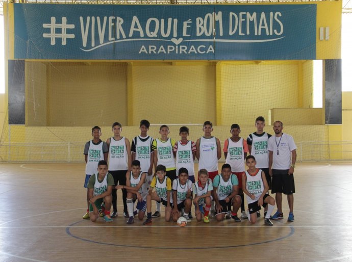 Prefeitura de Arapiraca inicia aulas da Escolinha Municipal de Futsal