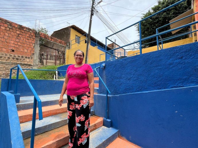 Moradores da Santa Amélia são beneficiados com obras de infraestrutura pelo Brota na Grota